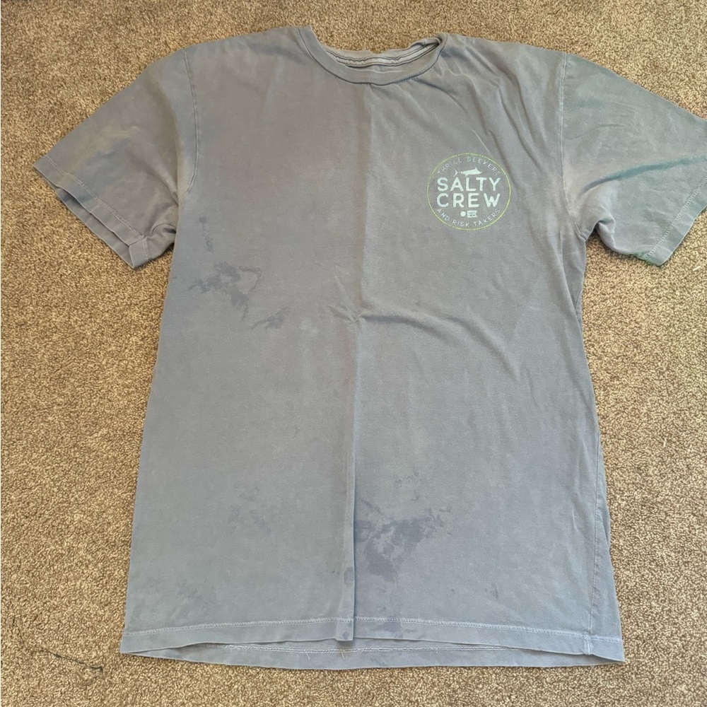 Blue salty crew t shirt surf fish